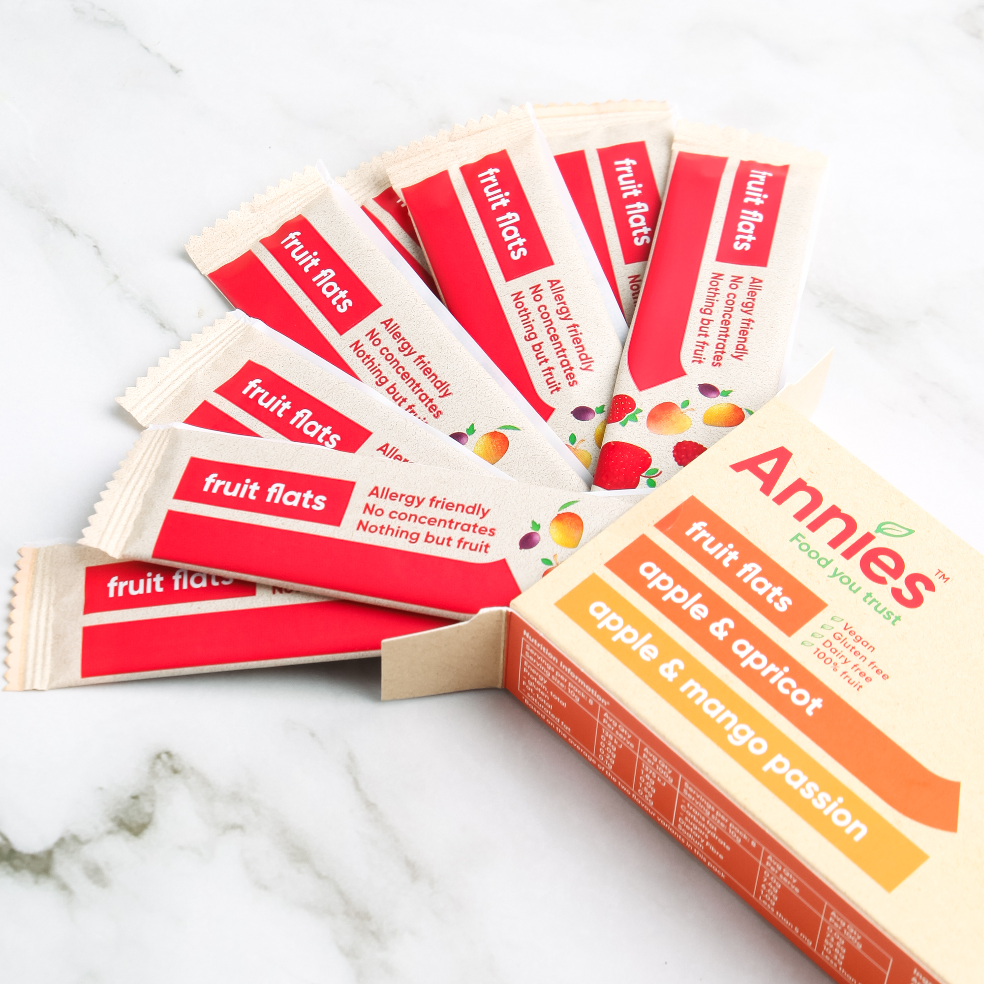 Summer Fruit Flats (8 pieces) - Annies